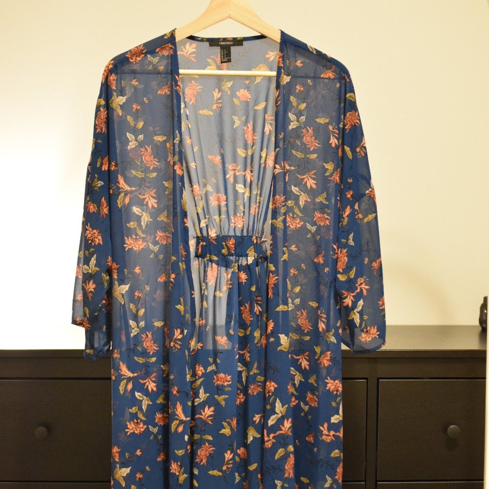 Sheer Chiffon Kimono